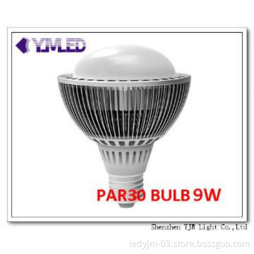 7*1.2W PAR30 led bulbs with E27 lamp base,CE&UL,3 years warranty